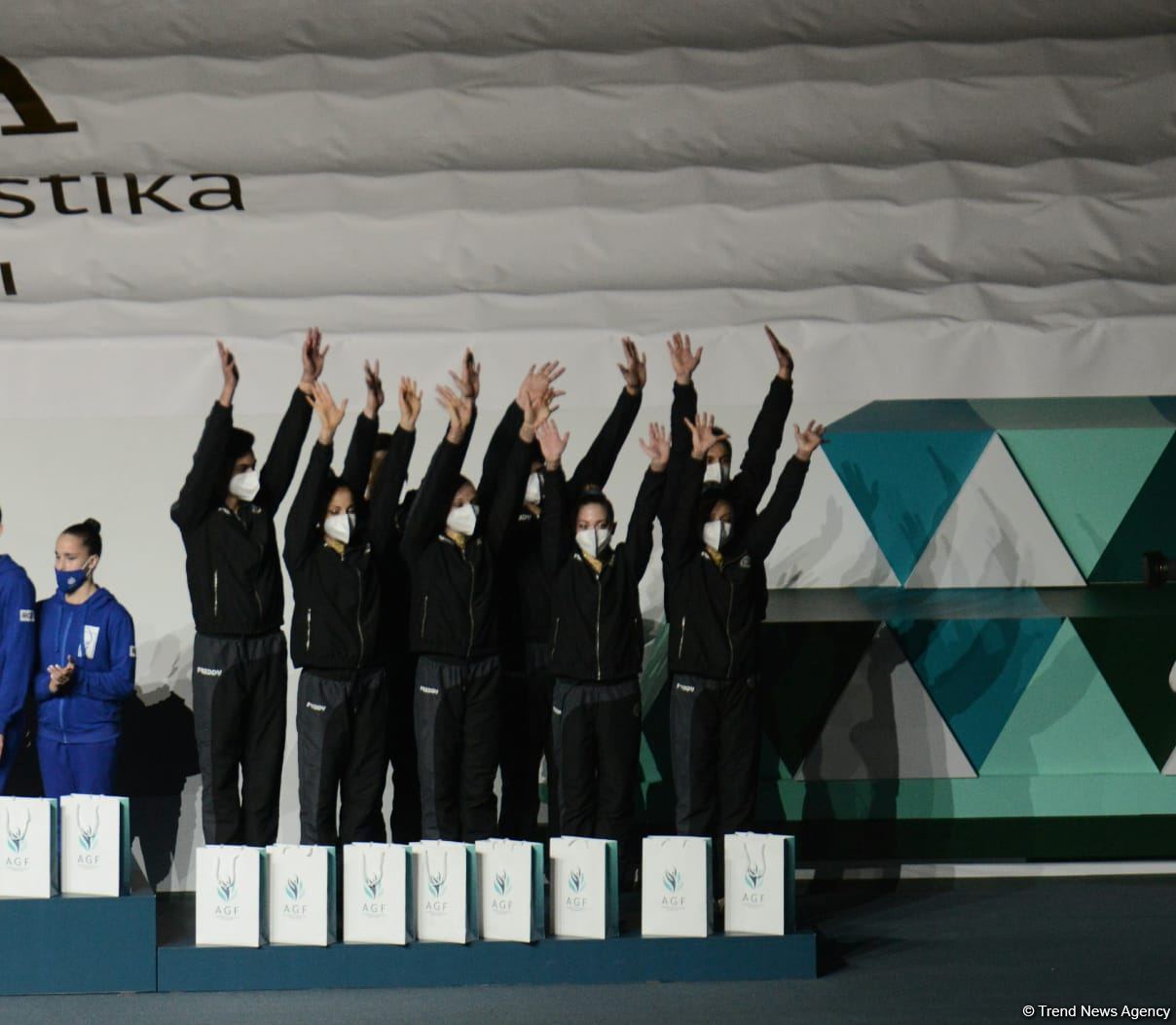 Baku awards winners of World Cup in aerostep program (PHOTO)