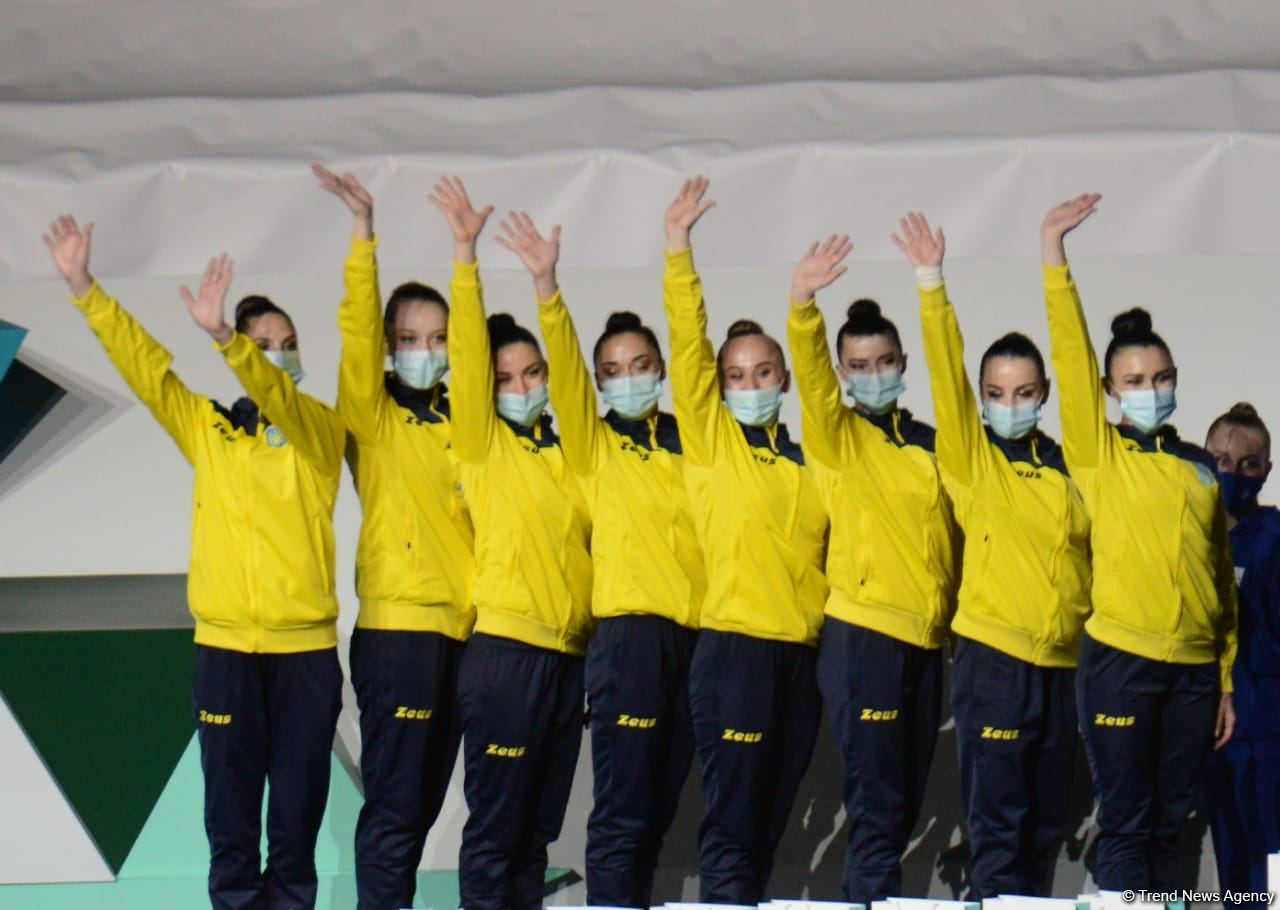 Baku awards winners of World Cup in aerostep program (PHOTO)