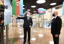 President Ilham Aliyev views conditions created at 'November 8' subway station (PHOTO)