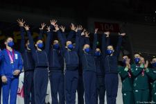 Baku holds ceremony of awarding winners of World Aerobic Gymnastics Championships among groups and in individual program (PHOTO)