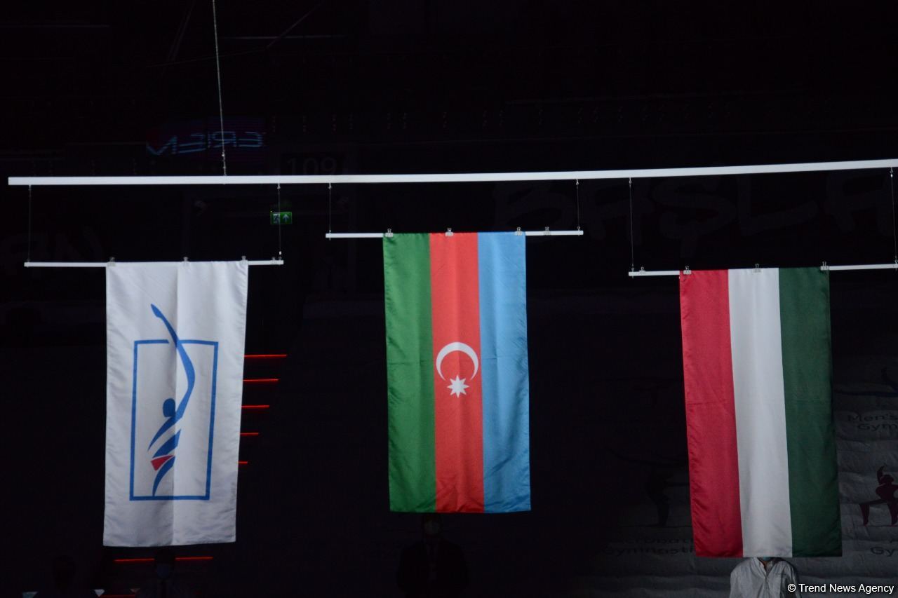 Baku holds ceremony of awarding winners of World Aerobic Gymnastics Championships among groups and in individual program (PHOTO)