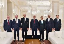 Azerbaijani president receives delegation led by Turkish minister of transport and infrastructure