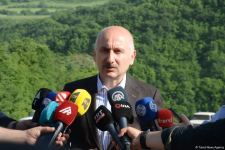 Turkey focuses on completion of Azerbaijan's 'Victory Road', says minister (PHOTO)