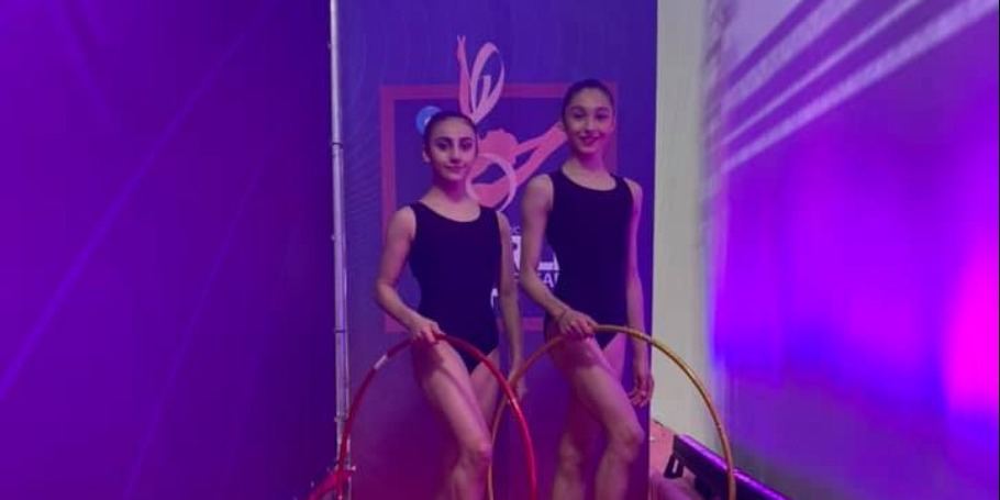 Azerbaijani athletes perform at Rhythmic Gymnastics World Cup in Italy