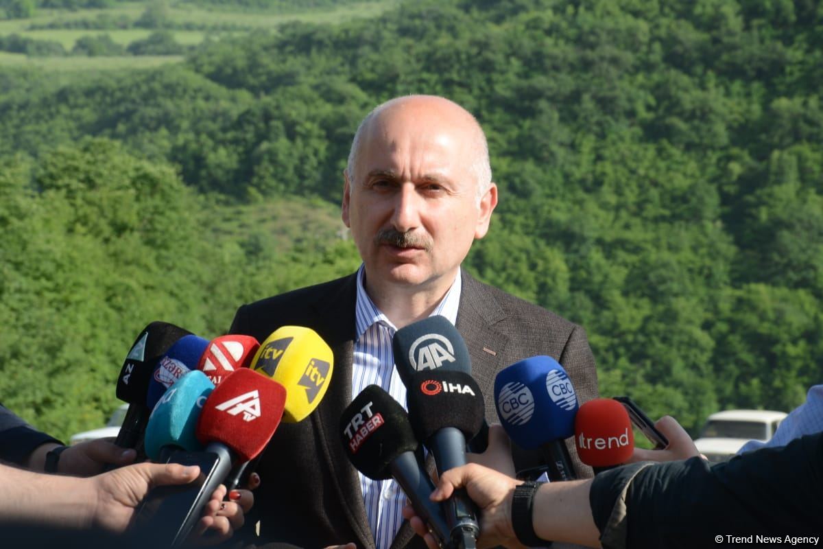 Turkey focuses on completion of Azerbaijan's 'Victory Road', says minister (PHOTO)