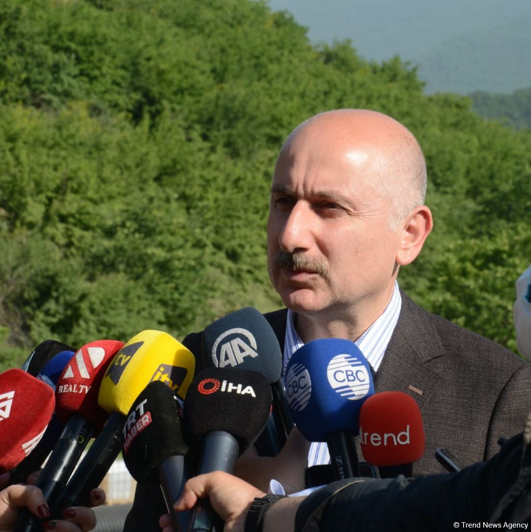 Turkey focuses on completion of Azerbaijan's 'Victory Road', says minister (PHOTO)