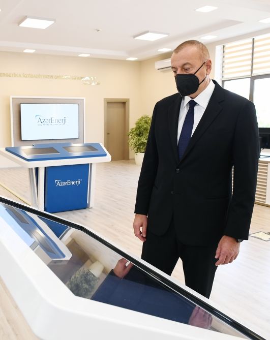 Azerbaijani president inaugurates 110/35/6 kV “Binagadi” substation  (PHOTO)