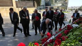 Azerbaijani public honoring memory of journalists killed in mine explosion in Kalbajar (PHOTO/VIDEO)