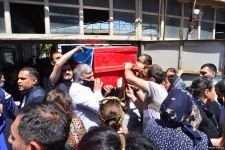 Baku hosts funeral ceremony for Azerbaijani martyr journalist (PHOTO)