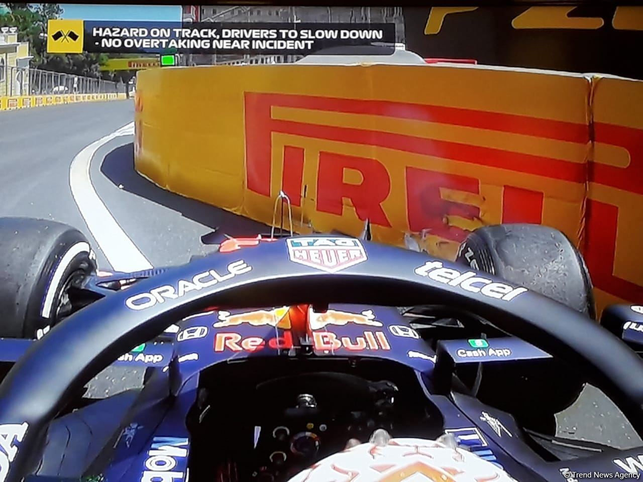 Red Bull Racing pilot crashes at F1 Azerbaijan Grand Prix in Baku (PHOTO)