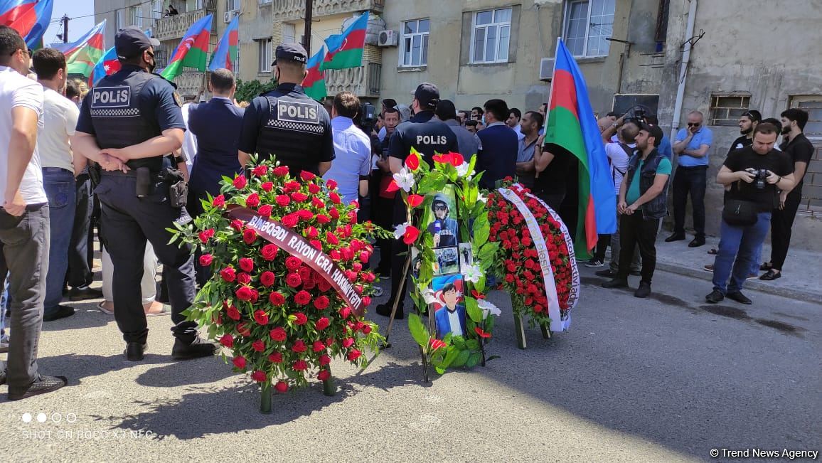Baku hosts funeral ceremony for Azerbaijani martyr journalist (PHOTO)