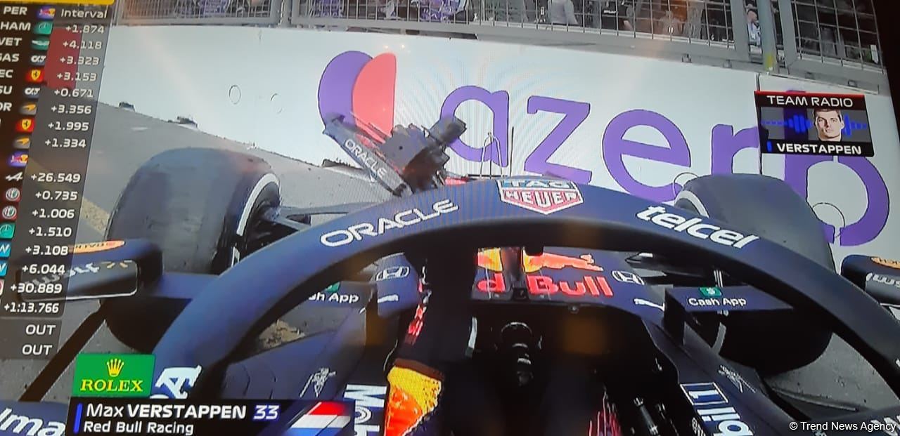 Max Verstappen out of F1 Azerbaijan Grand Prix, following crash (PHOTO)