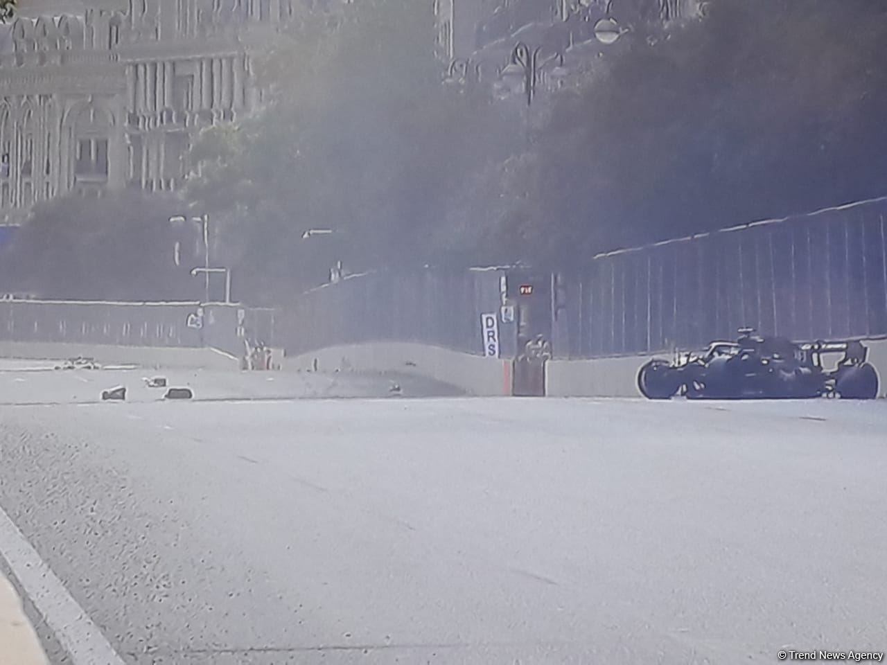 Lance Stroll crashes, out of F-1 Azerbaijan Grand Prix (PHOTO/VIDEO)