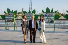 “Reduce, Reuse, Recycle, Respect” exhibition by NARGIS Publishing house is open on the Baku Boulevard (PHOTO/VIDEO)