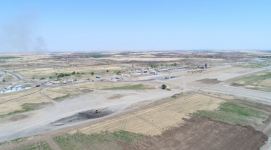 President Ilham Aliyev, First Lady Mehriban Aliyeva arrive in Fuzuli district (PHOTO)