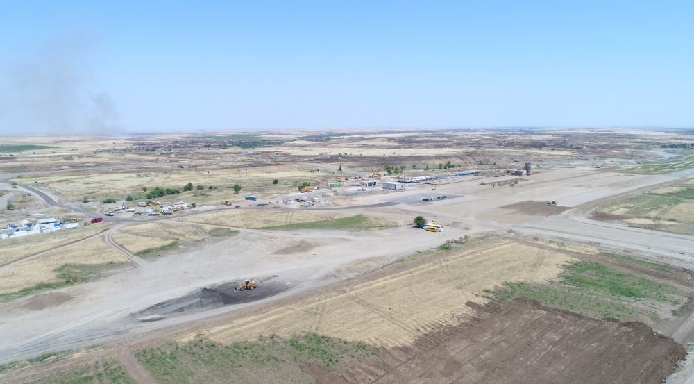 President Ilham Aliyev, First Lady Mehriban Aliyeva arrive in Fuzuli district (PHOTO)