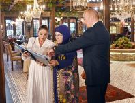 Dinner organized on behalf of President Ilham Aliyev, First Lady Mehriban Aliyeva in honor of President Erdogan, his wife (PHOTO)