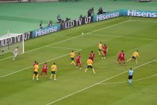 Azerbaijani, Turkish presidents watch Turkey vs Wales football match (FOTO)