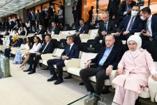 Azerbaijani, Turkish presidents watch Turkey vs Wales football match (FOTO)