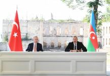 Azerbaijani, Turkish presidents make press statements (PHOTO/VIDEO)