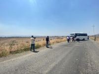 Azerbaijani journalists arrive in liberated Fuzuli to view de-mining process (PHOTO)