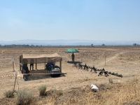 Azerbaijani journalists arrive in liberated Fuzuli to view de-mining process (PHOTO)