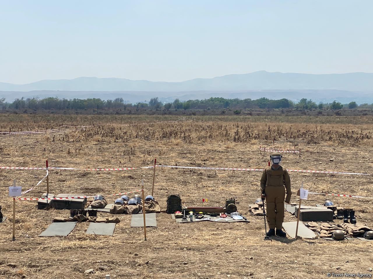 Azerbaijani journalists arrive in liberated Fuzuli to view de-mining process (PHOTO)