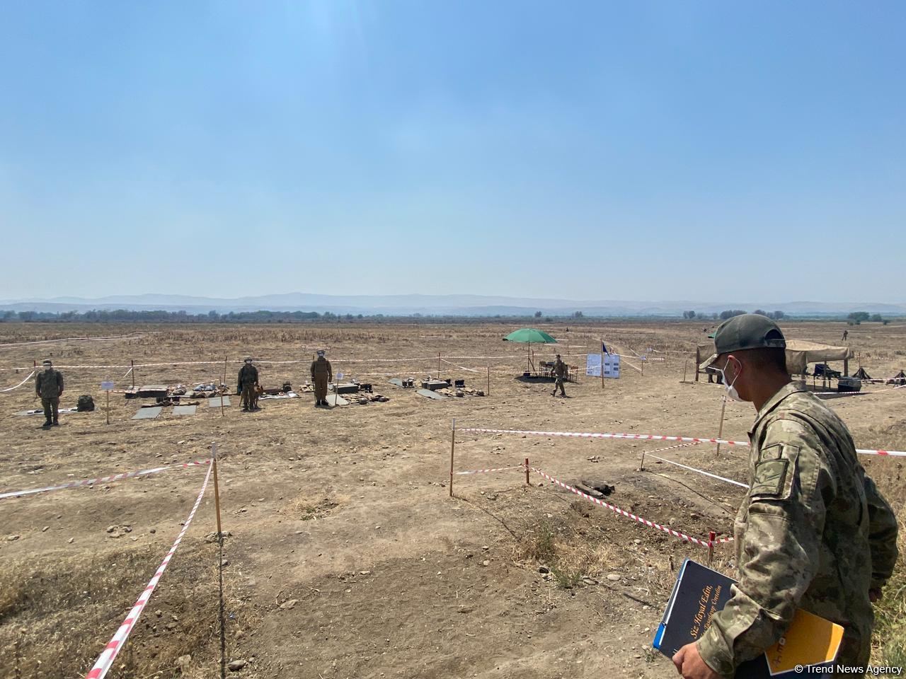 Azerbaijani journalists arrive in liberated Fuzuli to view de-mining process (PHOTO)
