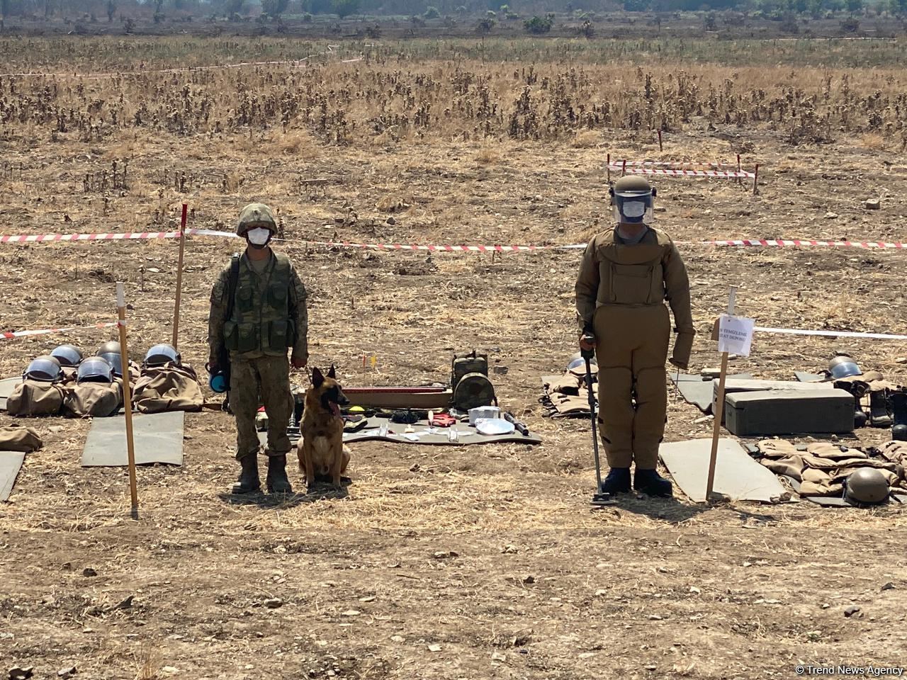 Azerbaijani journalists arrive in liberated Fuzuli to view de-mining process (PHOTO)