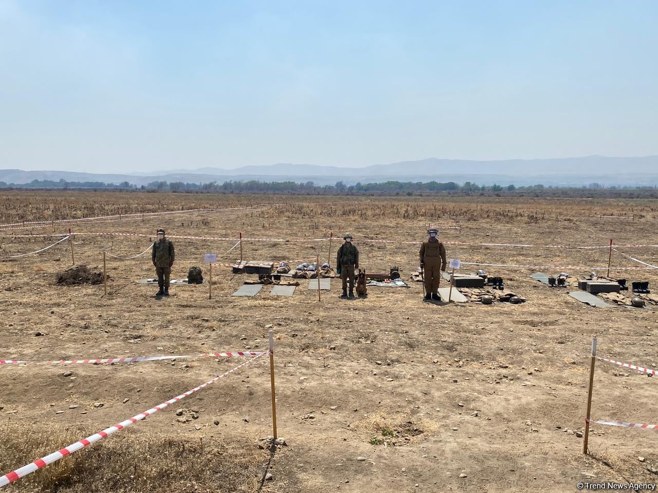 Azerbaijani journalists arrive in liberated Fuzuli to view de-mining process (PHOTO)