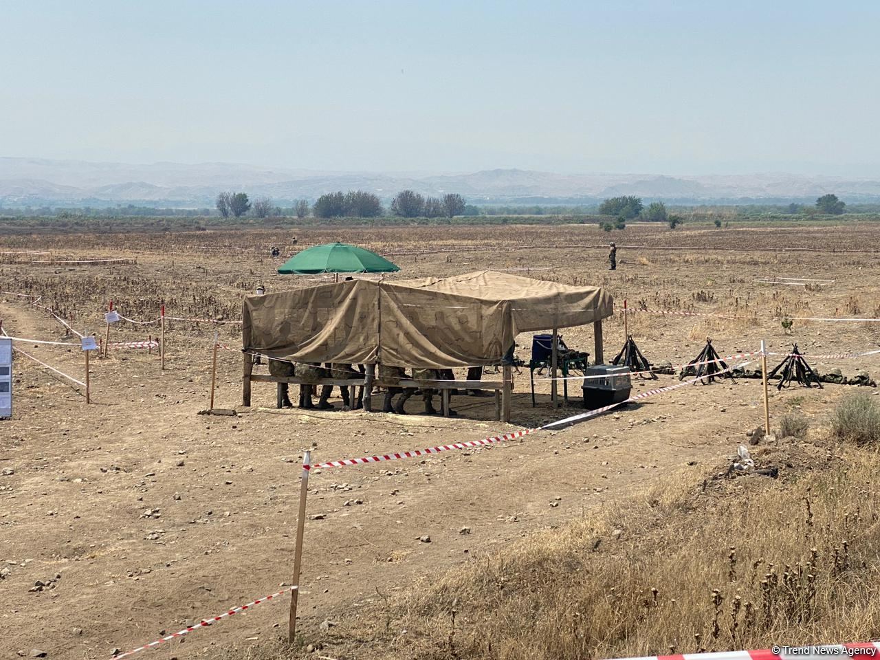 Azerbaijani journalists arrive in liberated Fuzuli to view de-mining process (PHOTO)