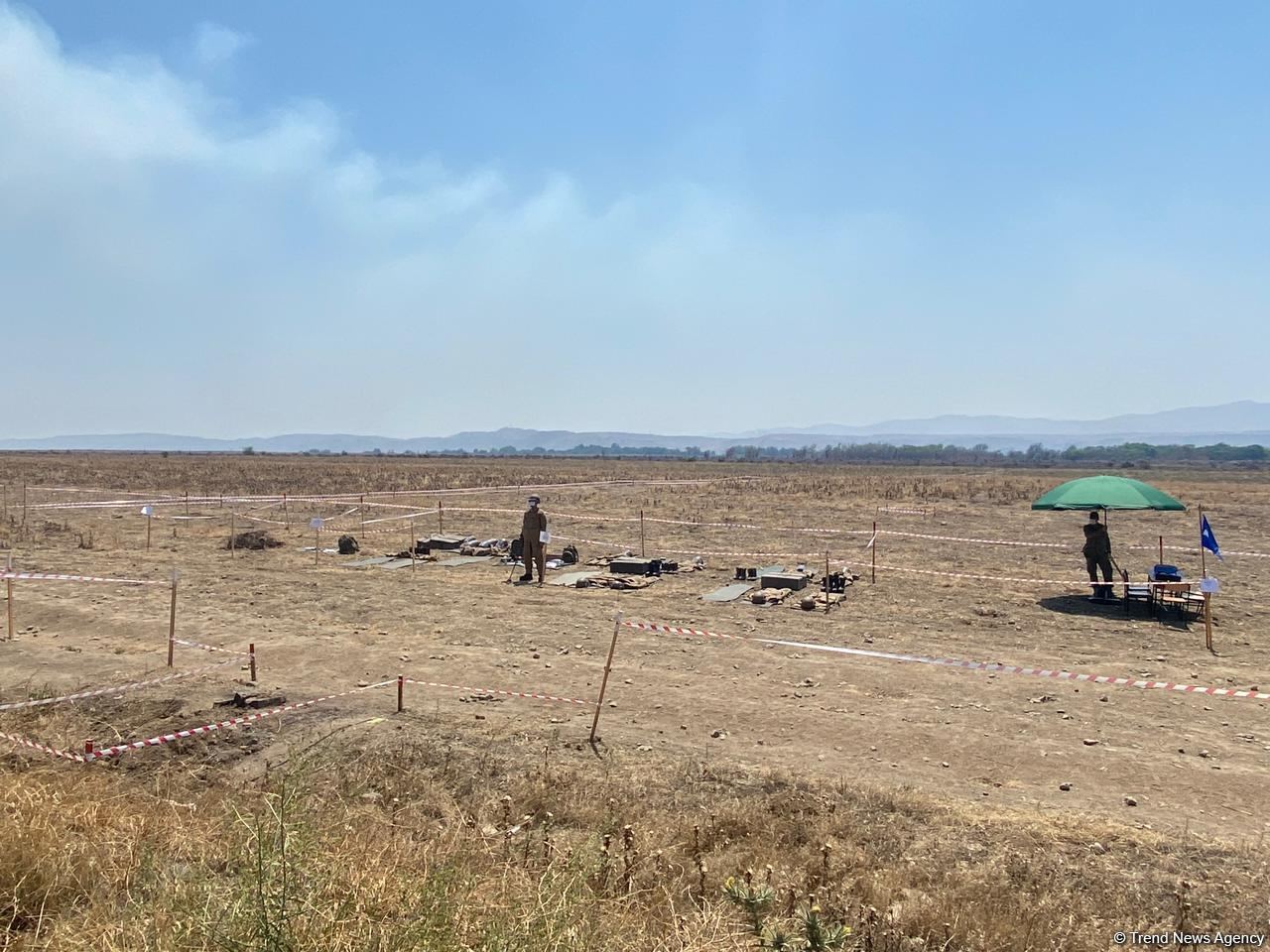 Azerbaijani journalists arrive in liberated Fuzuli to view de-mining process (PHOTO)