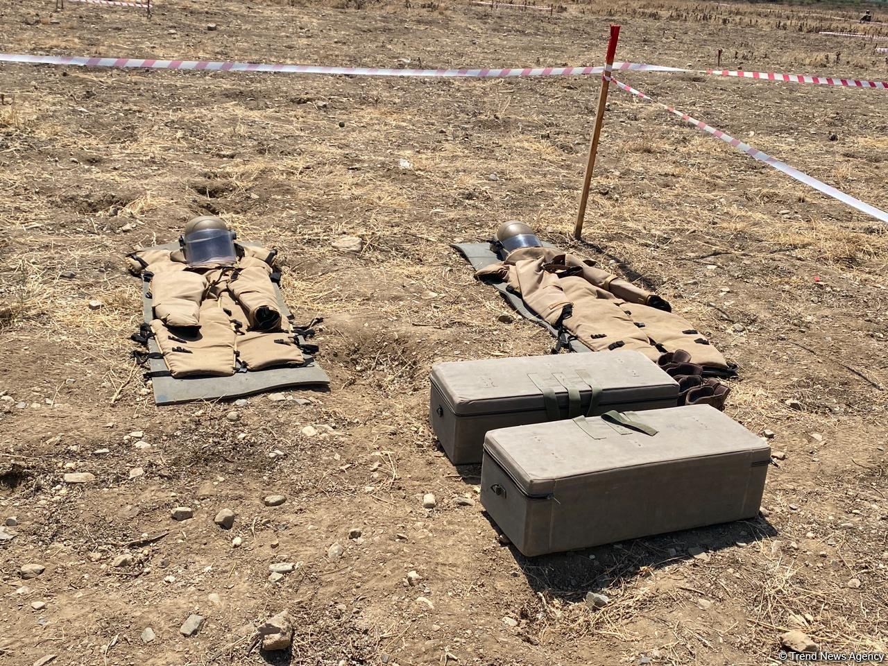 Azerbaijani journalists arrive in liberated Fuzuli to view de-mining process (PHOTO)