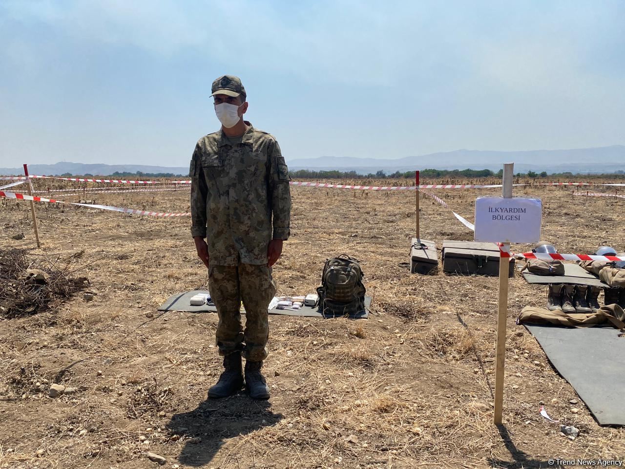 Azerbaijani journalists arrive in liberated Fuzuli to view de-mining process (PHOTO)
