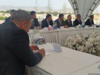 Azerbaijan's deputy PM chairs meeting in liberated Aghdam (PHOTO)