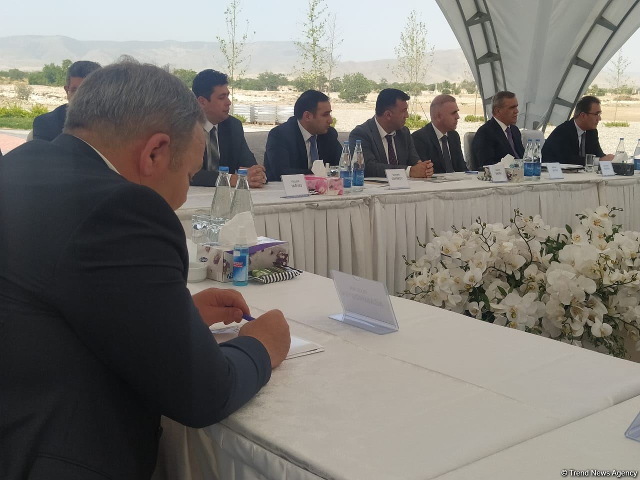 Azerbaijan's deputy PM chairs meeting in liberated Aghdam (PHOTO)