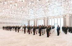 President Ilham Aliyev meets with leadership and a group of military personnel of Azerbaijani Army on Armed Forces Day (PHOTO)