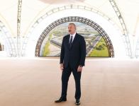 Azerbaijani president lays foundation stone for Alat Free Economic Zone, interviewed by Azerbaijan Television (PHOTO)