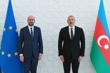 President Ilham Aliyev and President of European Council Charles Michel have joint working dinner (PHOTO)