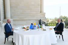 President Ilham Aliyev and President of European Council Charles Michel have joint working dinner (PHOTO)