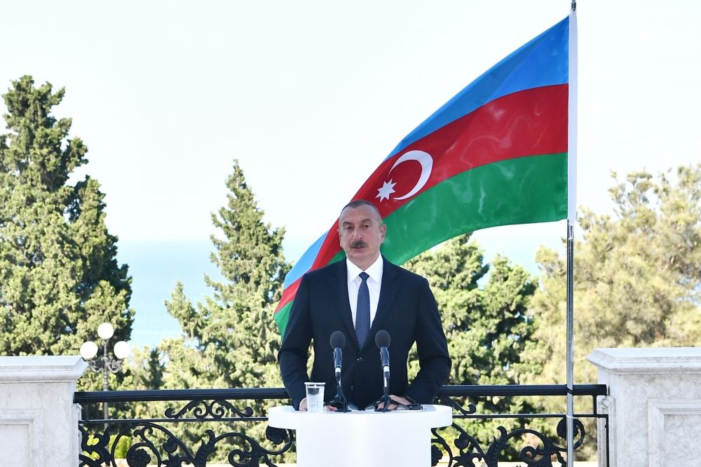 President Ilham Aliyev, President of European Council Charles Michel gave joint press conference (PHOTO)
