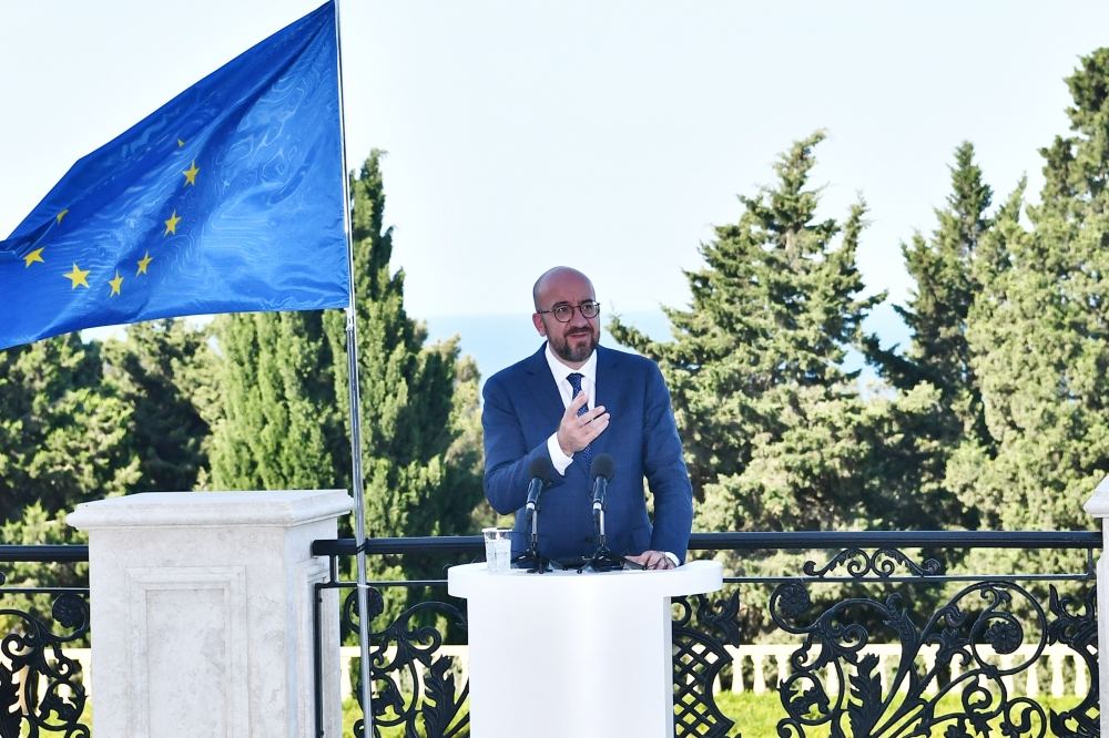 President Ilham Aliyev, President of European Council Charles Michel gave joint press conference (PHOTO)