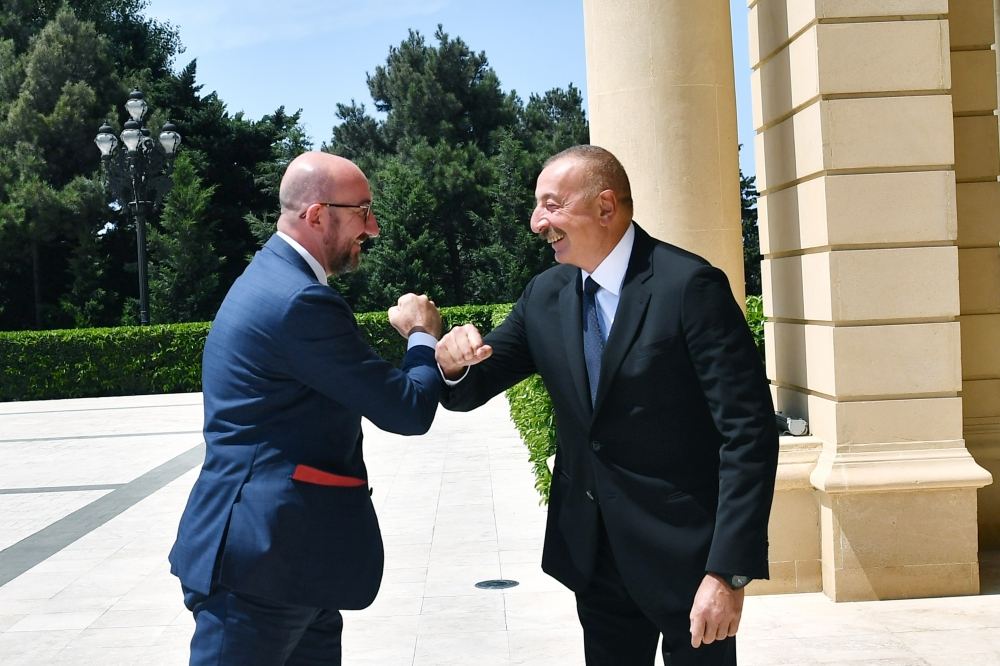 President Ilham Aliyev and President of European Council Charles Michel have joint working dinner (PHOTO)