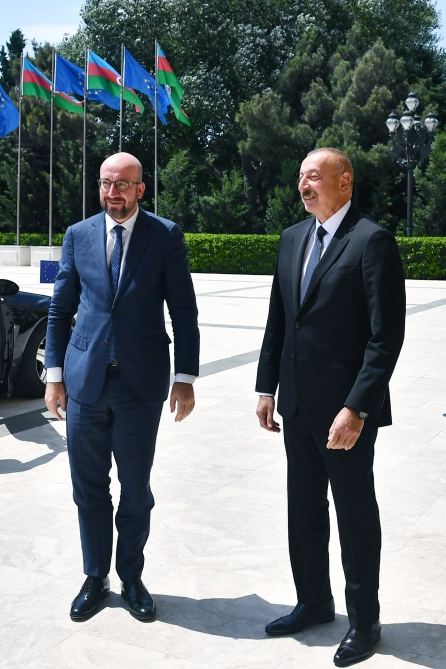 President Ilham Aliyev and President of European Council Charles Michel have joint working dinner (PHOTO)