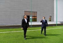 President Ilham Aliyev attends opening of Goranboy Olympic Sports Complex (PHOTO)