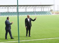 President Ilham Aliyev attends opening of Goranboy Olympic Sports Complex (PHOTO)