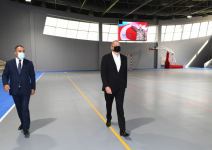 President Ilham Aliyev attends opening of Goranboy Olympic Sports Complex (PHOTO)