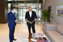 President Ilham Aliyev attends opening of Naftalan Central Sanatorium (PHOTO)
