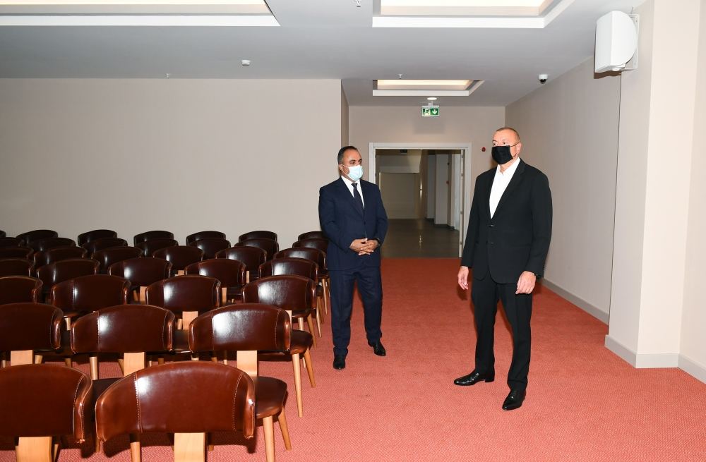 President Ilham Aliyev attends opening of Goranboy Olympic Sports Complex (PHOTO)