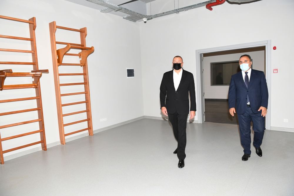 President Ilham Aliyev attends opening of Goranboy Olympic Sports Complex (PHOTO)